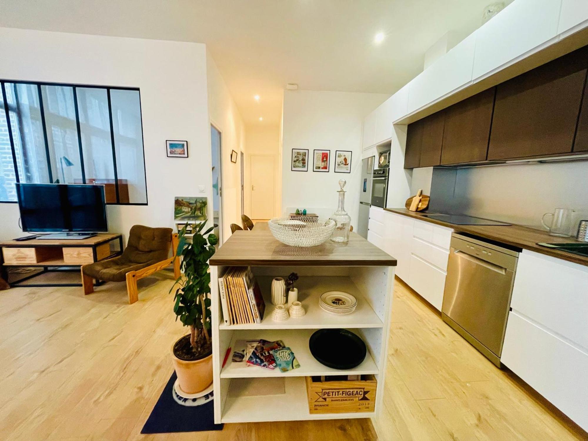 Liberte - Grand Appartement 4 Pers Avec Parking Lille Centre Buitenkant foto